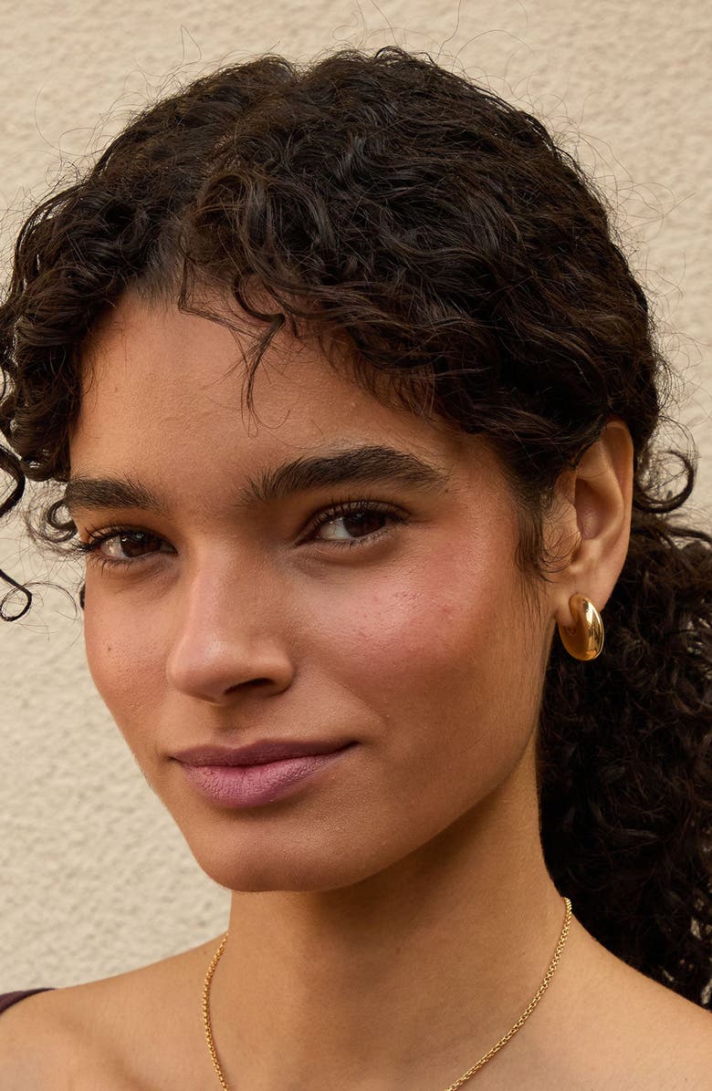 Clare V. Le Hoop Earrings, Alternate, color, Gold