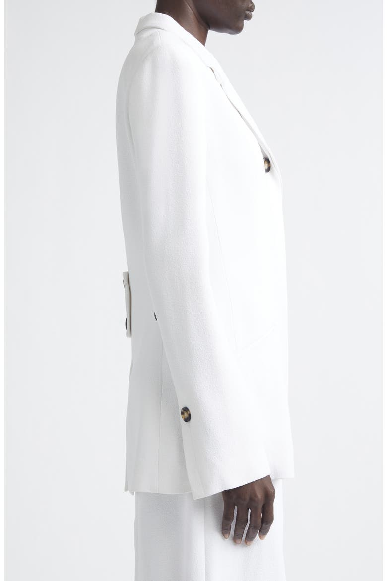 Vioni Heavy Sable Blazer, Alternate, color, WHITE