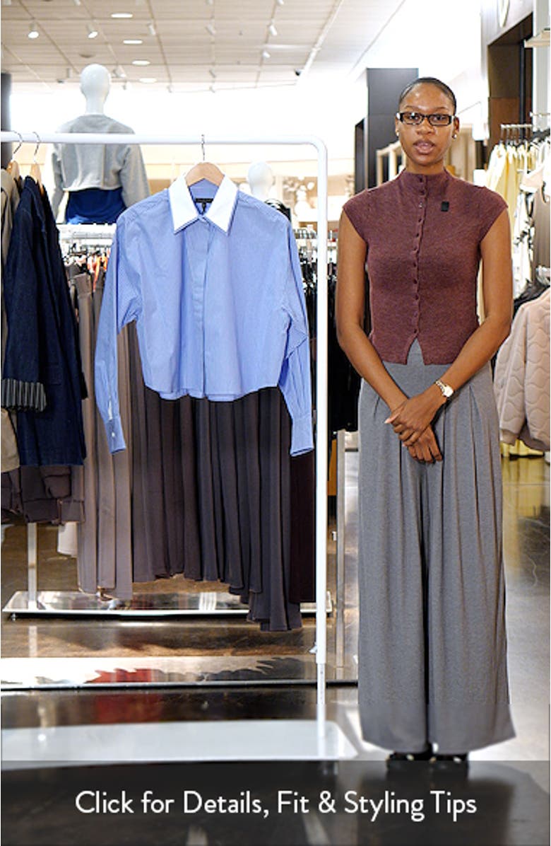 Marin Stripe Cotton Button-Up Shirt, sales video thumbnail