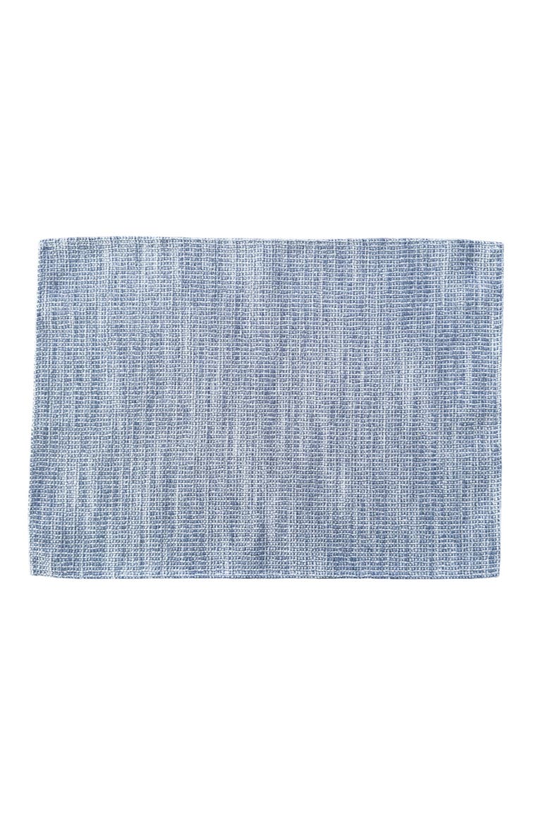 Seaside Smooth Indoor Outdoor Placemat, Main, color, Indigo