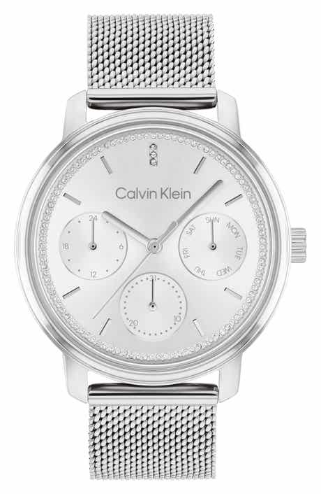 Calvin Klein Shimmer Mesh Strap Watch, 36mm