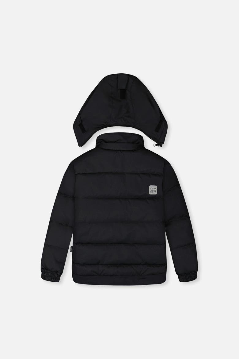 Reinforced Jacket & Pants Fleece Neckwarmer Two Piece Snowsuit, Alternate, color, Noir
