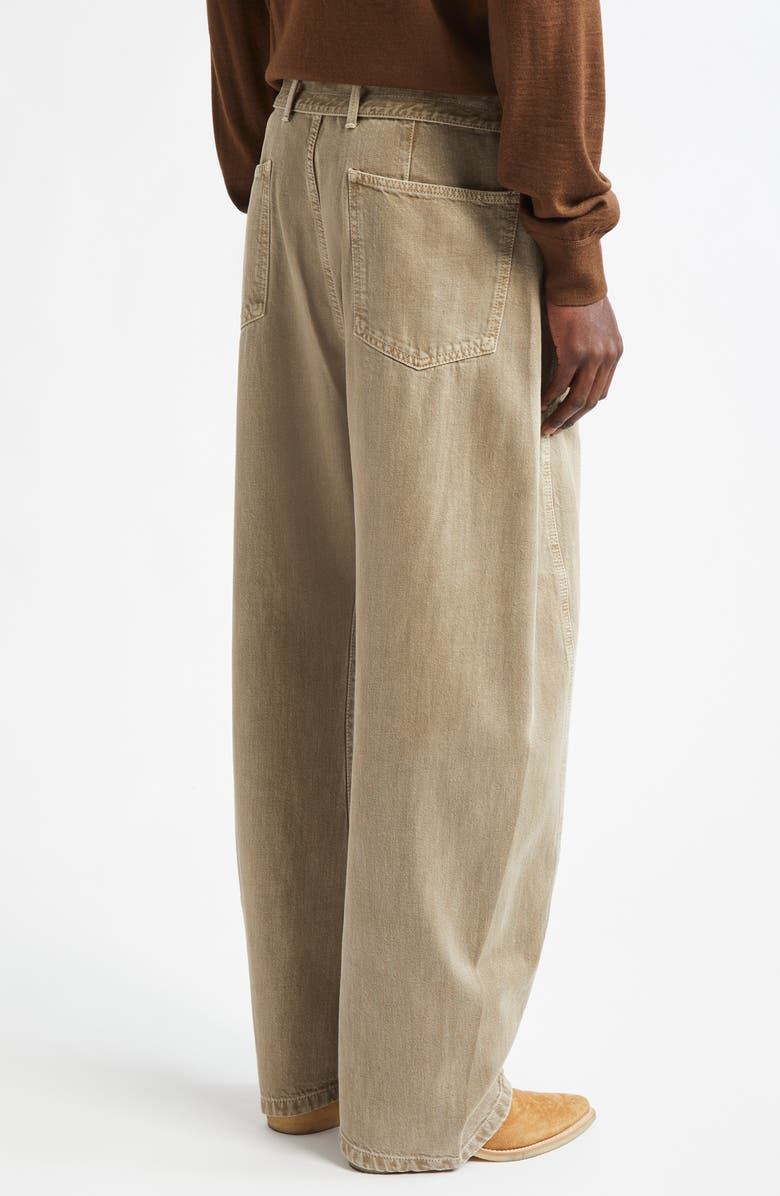 Lemaire Twisted Seam Belted Straight Leg Pants, Alternate, color,