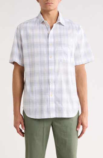 Tommy Bahama Cool Caribbean Plaid Short Sleeve Button-Up Shirt