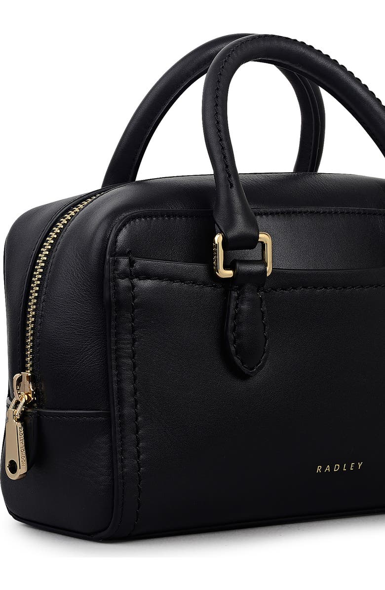 Radley Mini Portland Way Zip Tote Bag, Alternate, color, Black