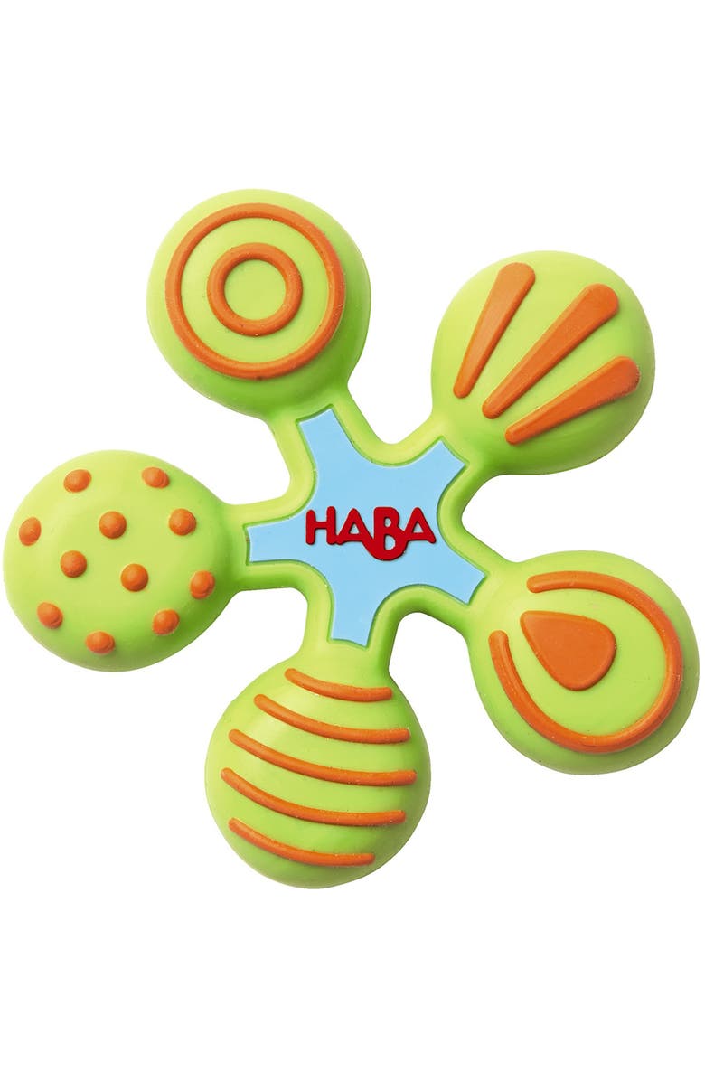 HABA Clutching Toy Star Silicone Teether, Main, color, 