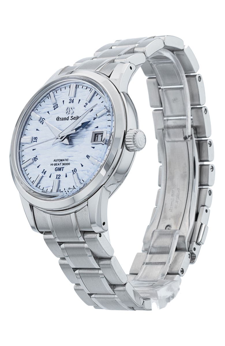 Watchfinder & Co. Grand Seiko Preowned 2023 Elegance Collection GMT Automatic Bracelet Watch, 39.5mm, Alternate, color, 