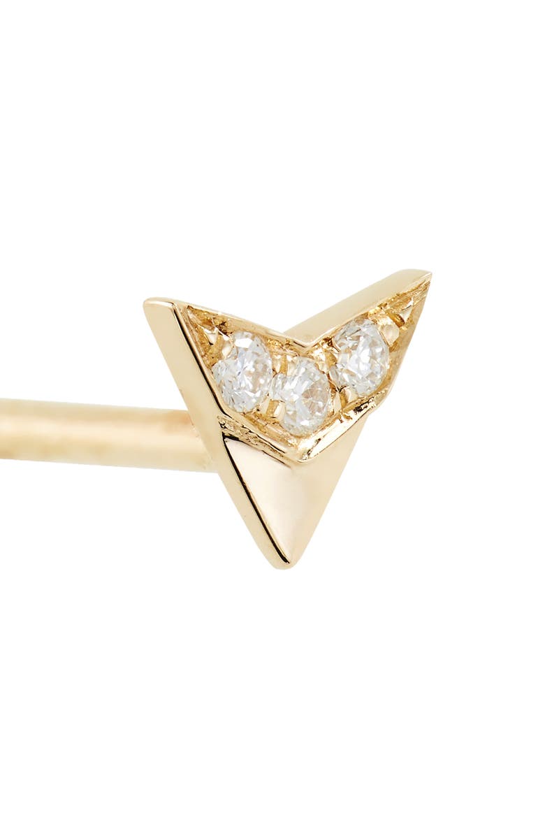 Dana Rebecca Designs Emily Sarah Diamond Arrow Studs & Necklace Set, Alternate, color,