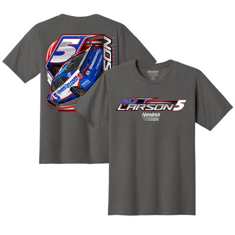 Men's Classic Ink Charcoal Kyle Larson HendrickCars.com T-Shirt