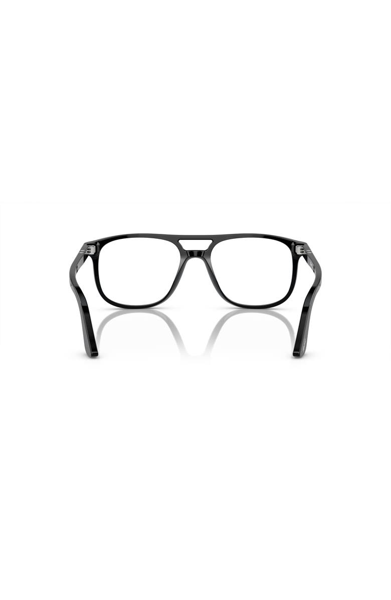 Persol 52mm Pilot optical glasses, Alternate, color, Black