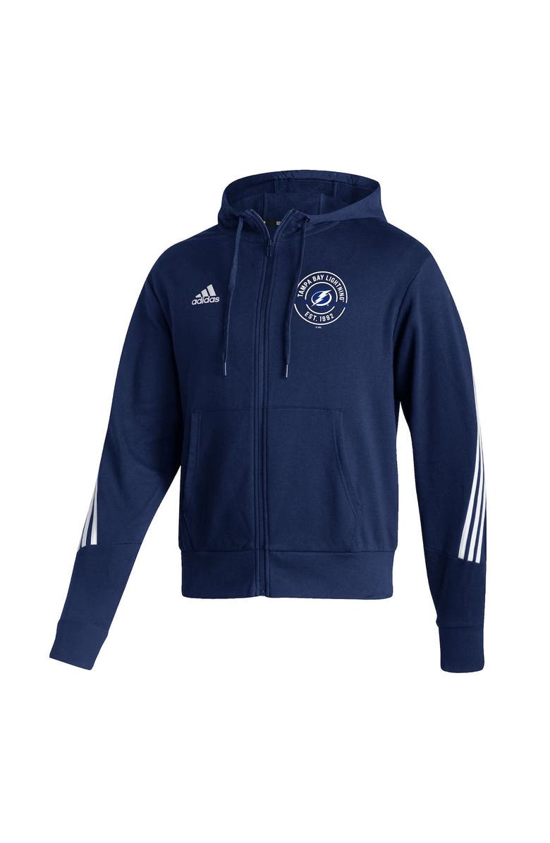 adidas Men's adidas Blue Tampa Bay Lightning Lifestyle Full-Zip Hoodie, Alternate, color, 