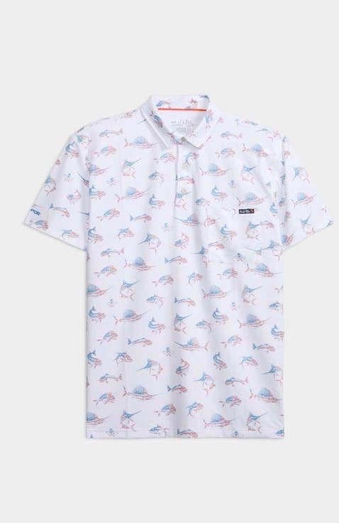 Fish N' Bones Americana Polo