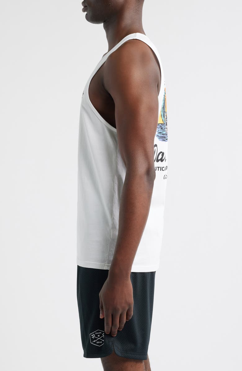 DARK SEAS Open Ocean Graphic Tank, Alternate, color, White