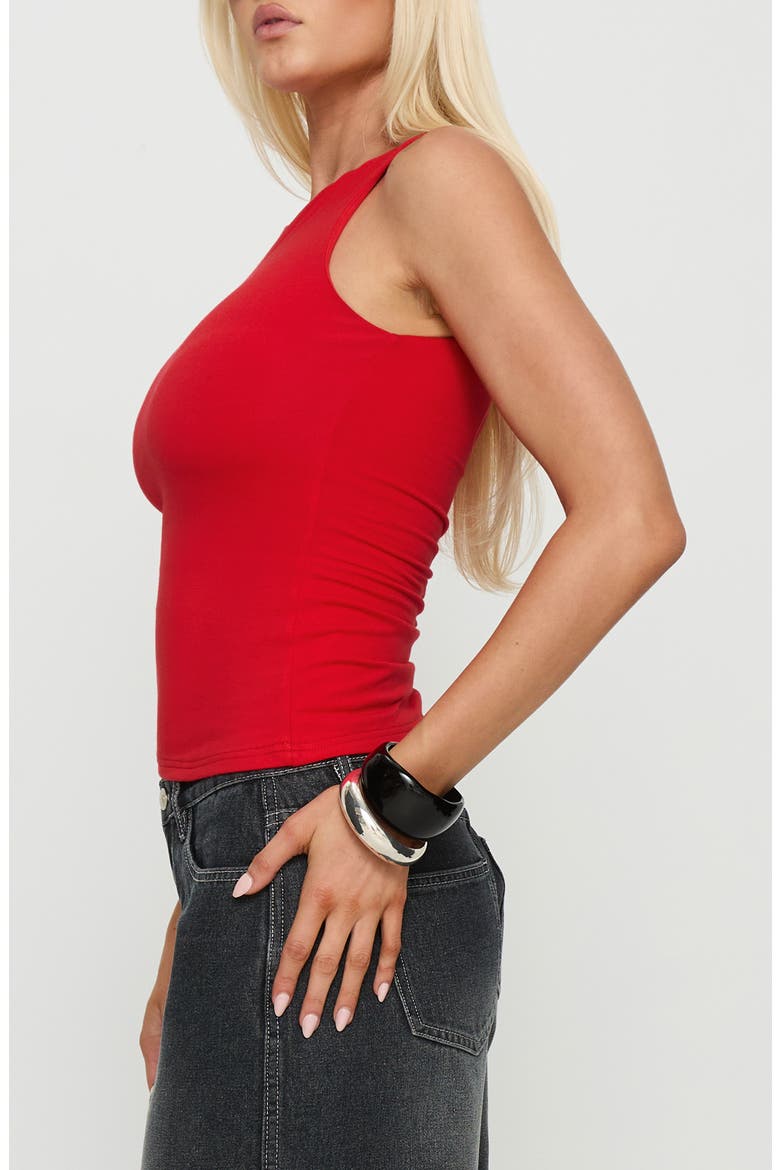 Lose Your Number Jersey Tank, Alternate, color, RED