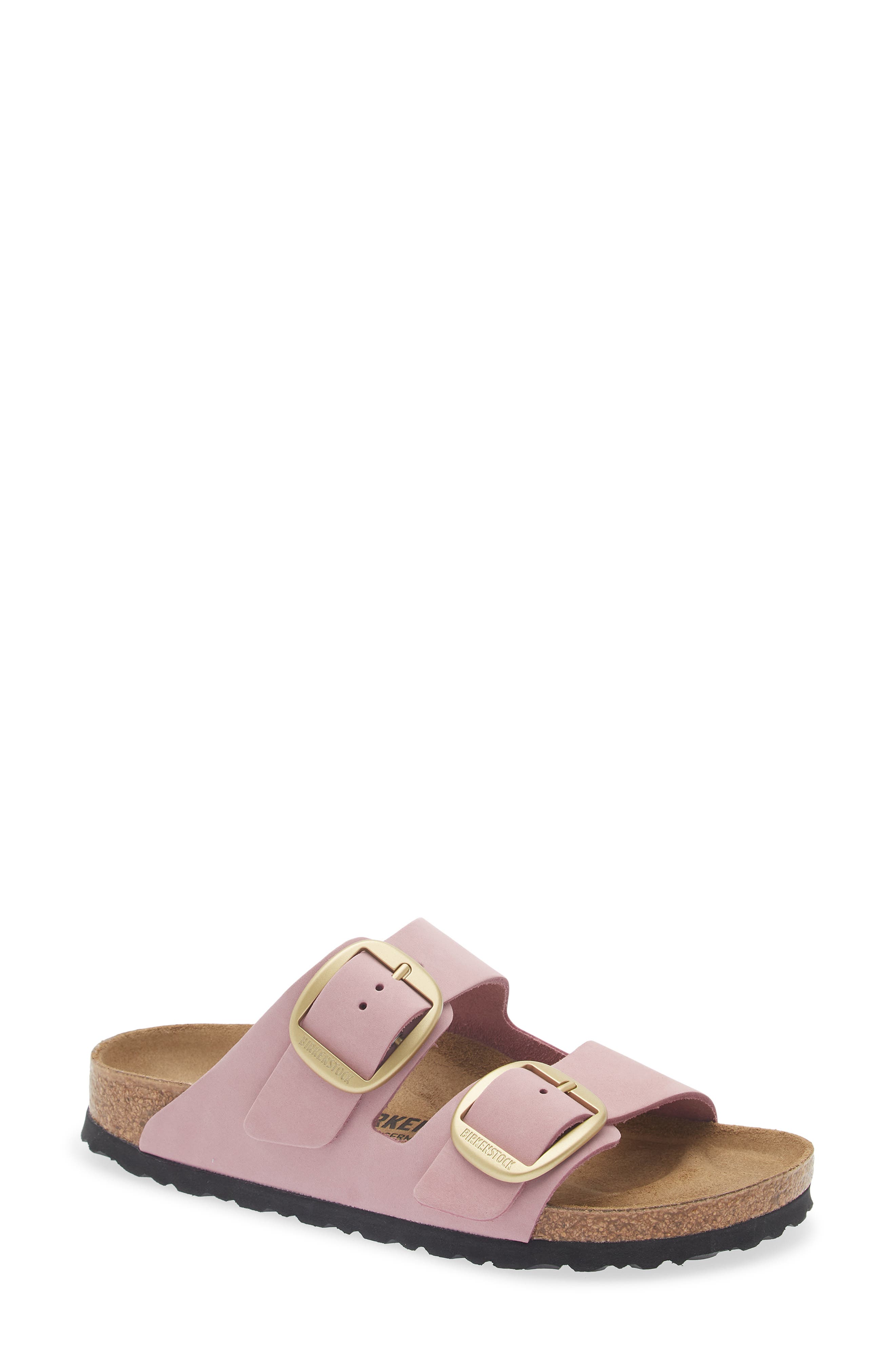 Arizona Big Buckle Slide Sandal - Discontinued, Main, color, ORCHID