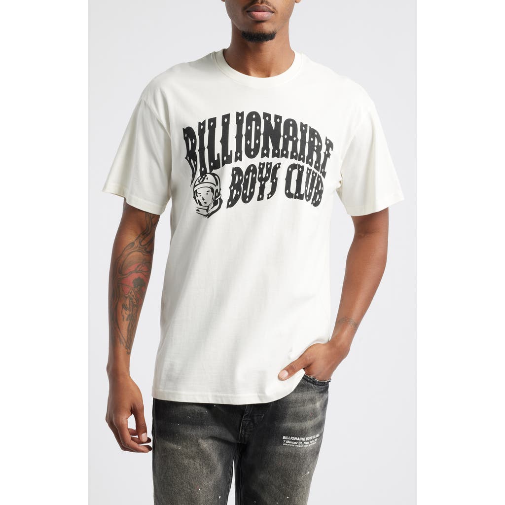 Billionaire Boys Club Arch Logo Cotton Graphic T-Shirt in Whisper White
