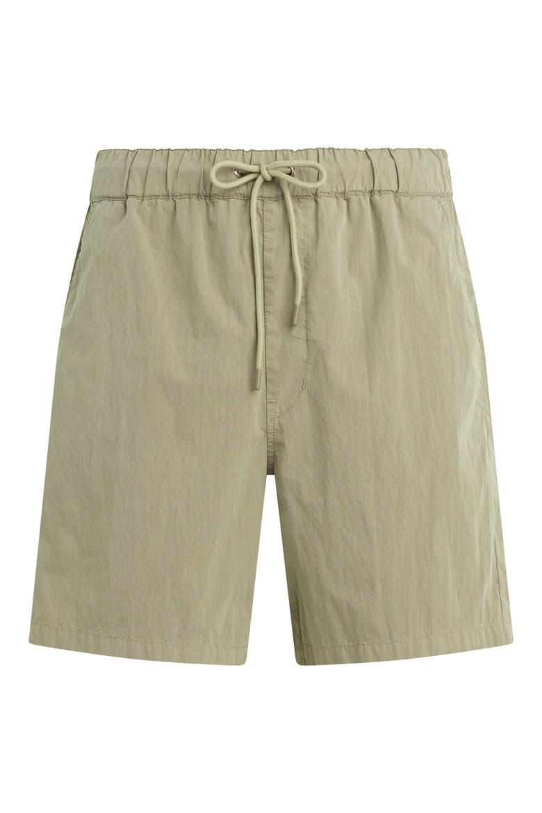 Drawstring Cotton Blend Shorts, Alternate, color, LAUREL
