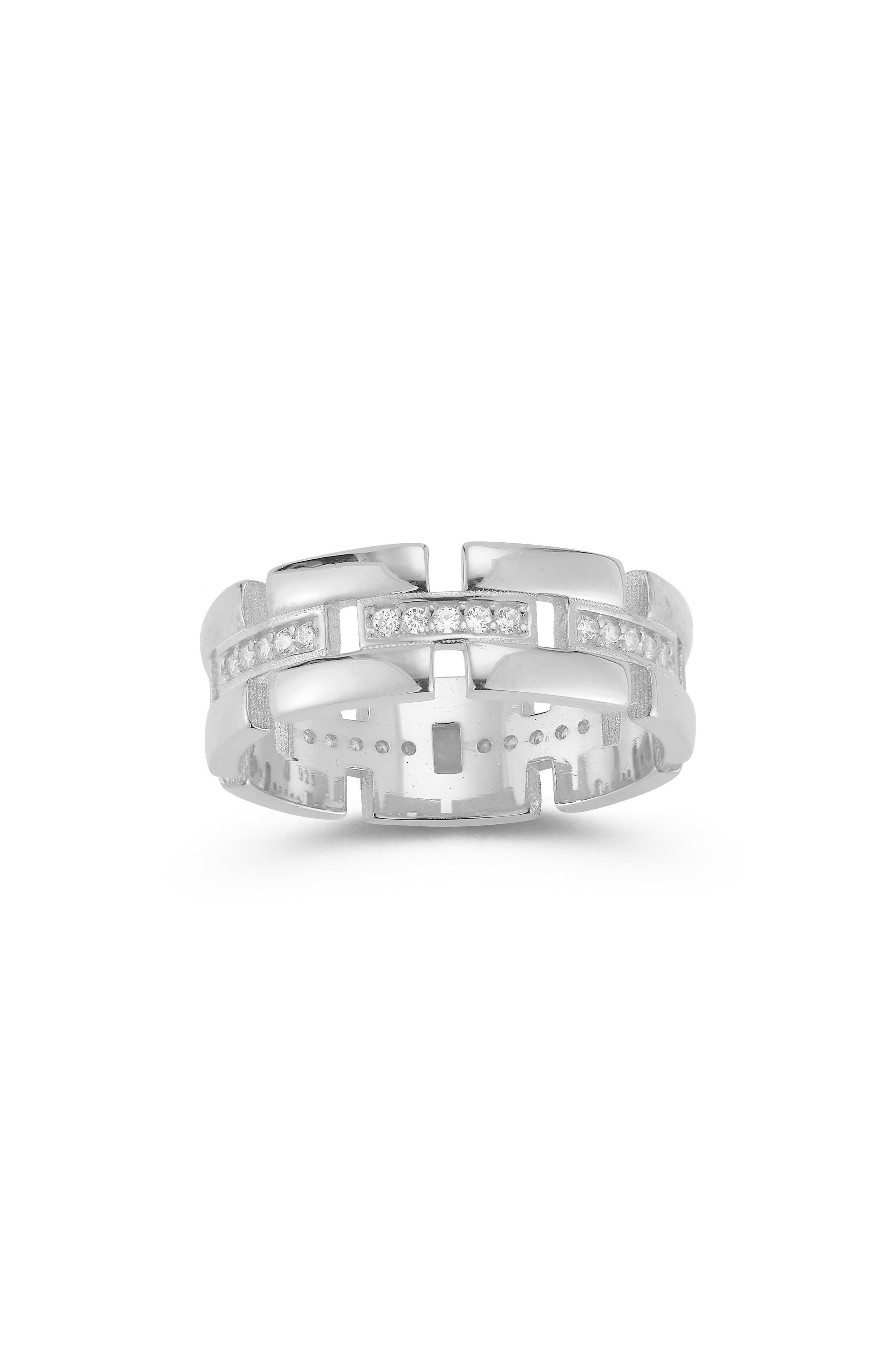 CHLOE AND MADISON Link Band Ring