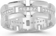 CHLOE AND MADISON Link Band Ring