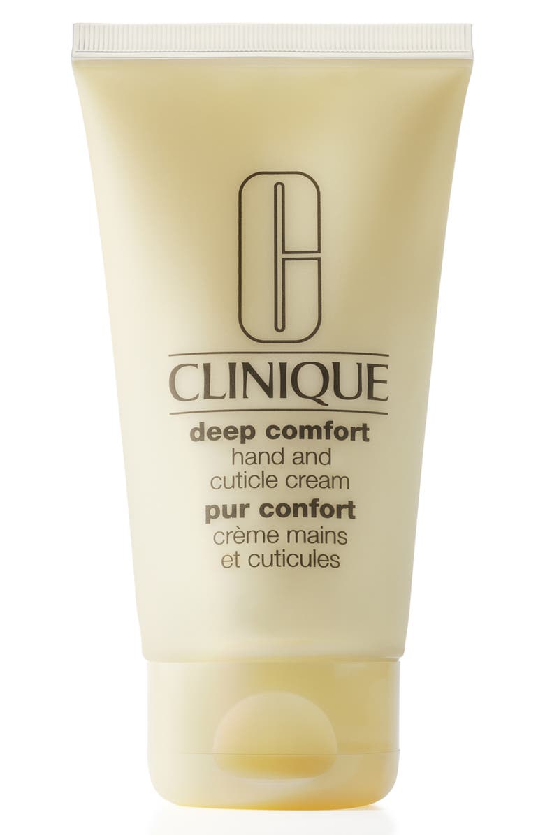 Clinique Deep Comfort Hand & Cuticle Cream, Main, color,