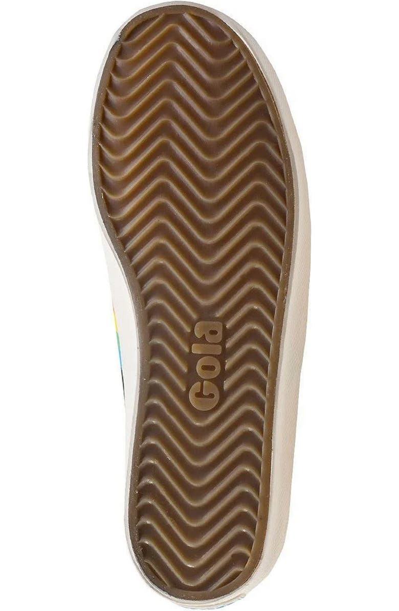 Gola Coaster Rainbow Striped Sneaker, Alternate, color,