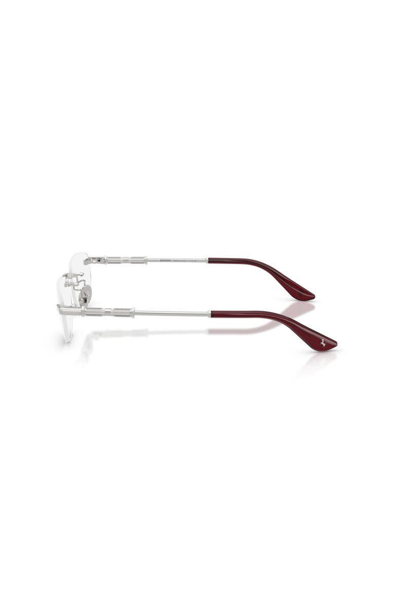 59mm Rectangle optical glasses, Alternate, color, Silver