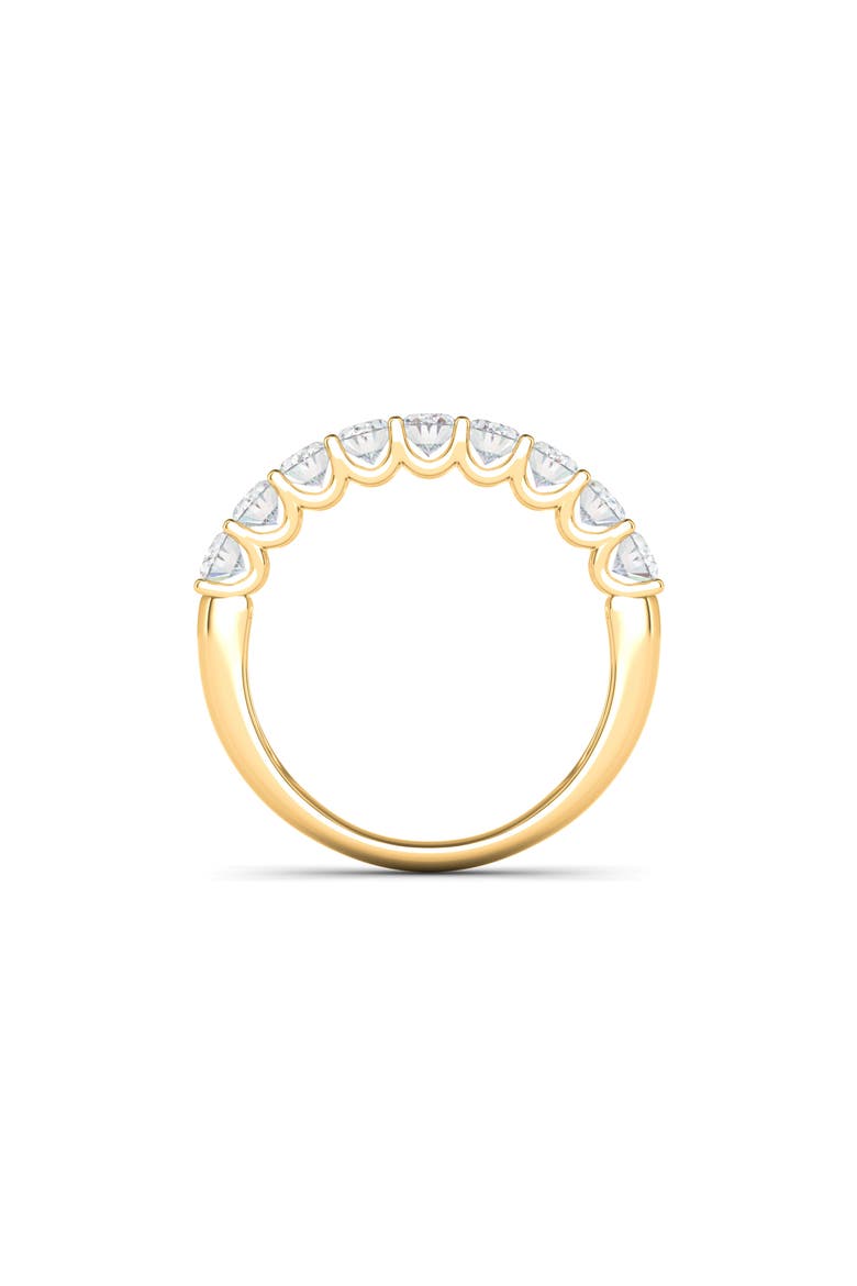 Half Oval Cut Lab Created Diamond 18K Gold Eternity Ring, Alternate, color, YELLOW GOLD