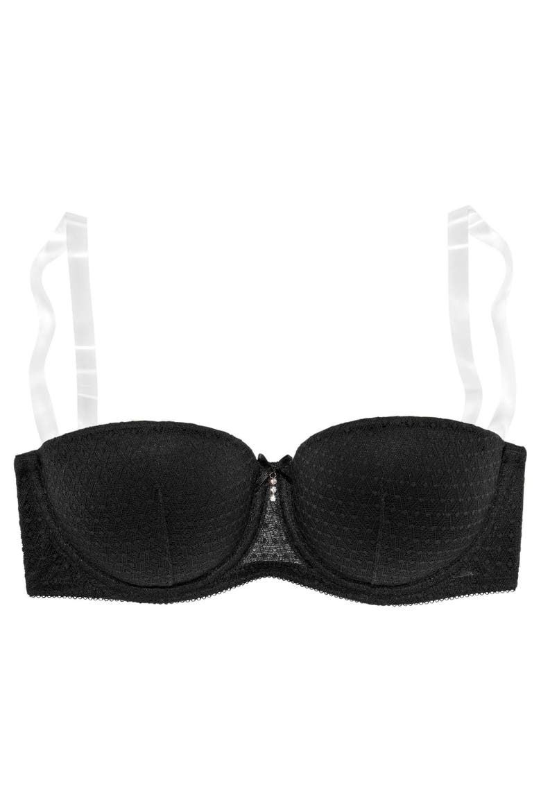 Multiway Strapless T-Shirt Bra, Alternate, color, Black