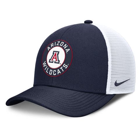 Men's Nike Navy/White Arizona Wildcats Rise Primetime Performance Trucker Adjustable Hat