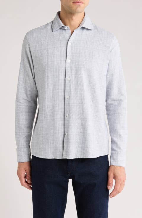 Cunningham Plaid Cotton Button-Up Shirt