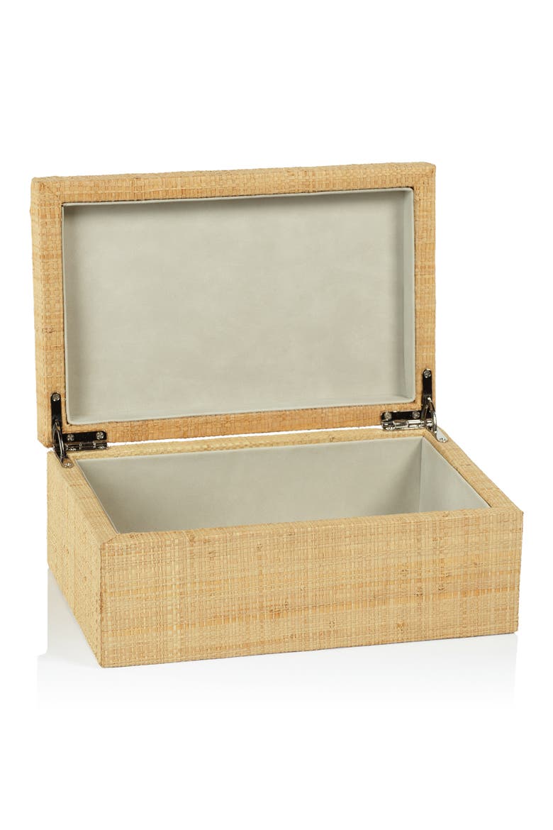 Wood Decorative Box, Alternate, color, BEIGE