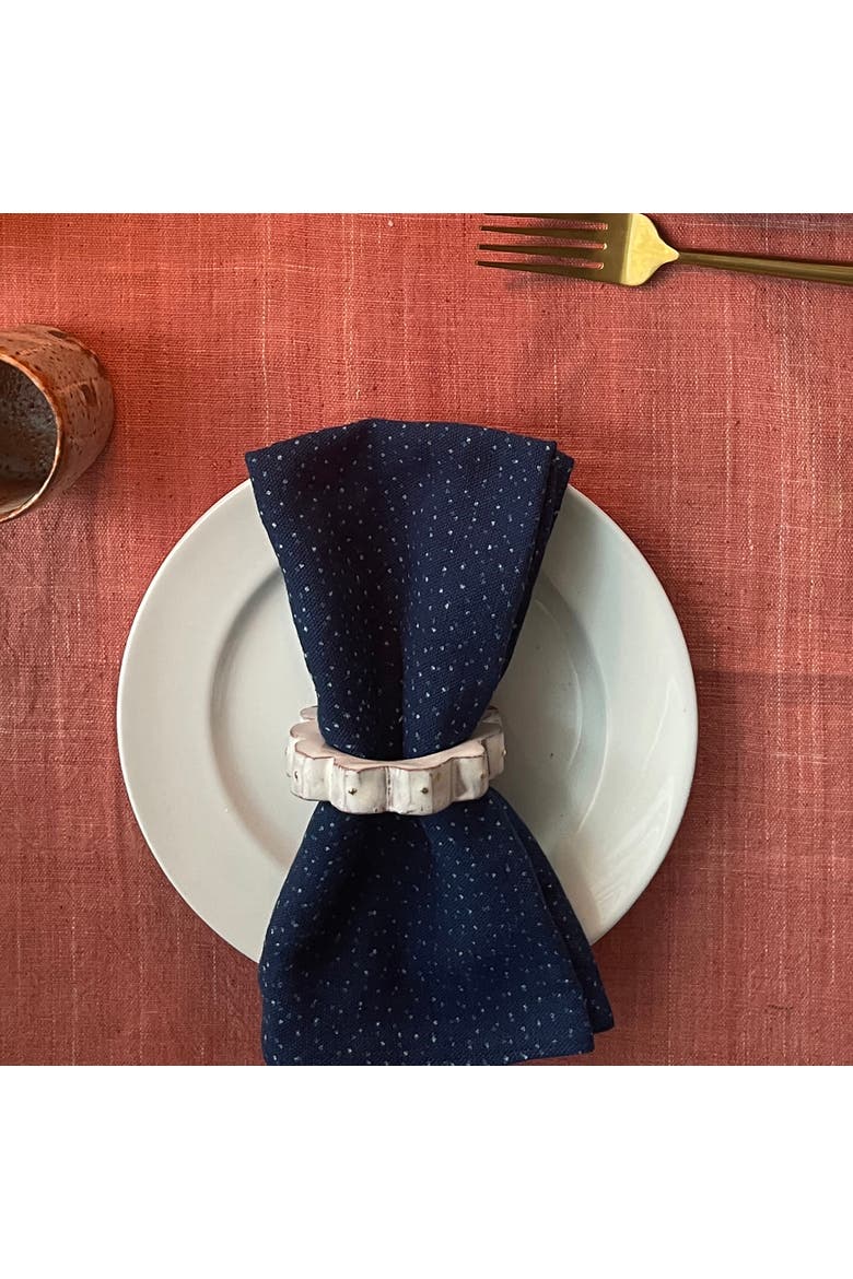 Minimalist Eco Cotton Napkin, Alternate, color, Blue