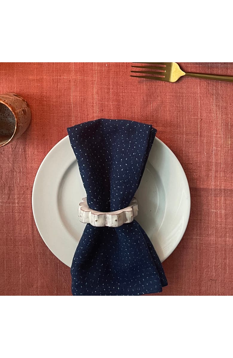 Ichcha Minimalist Eco Cotton Napkin, Alternate, color, Blue