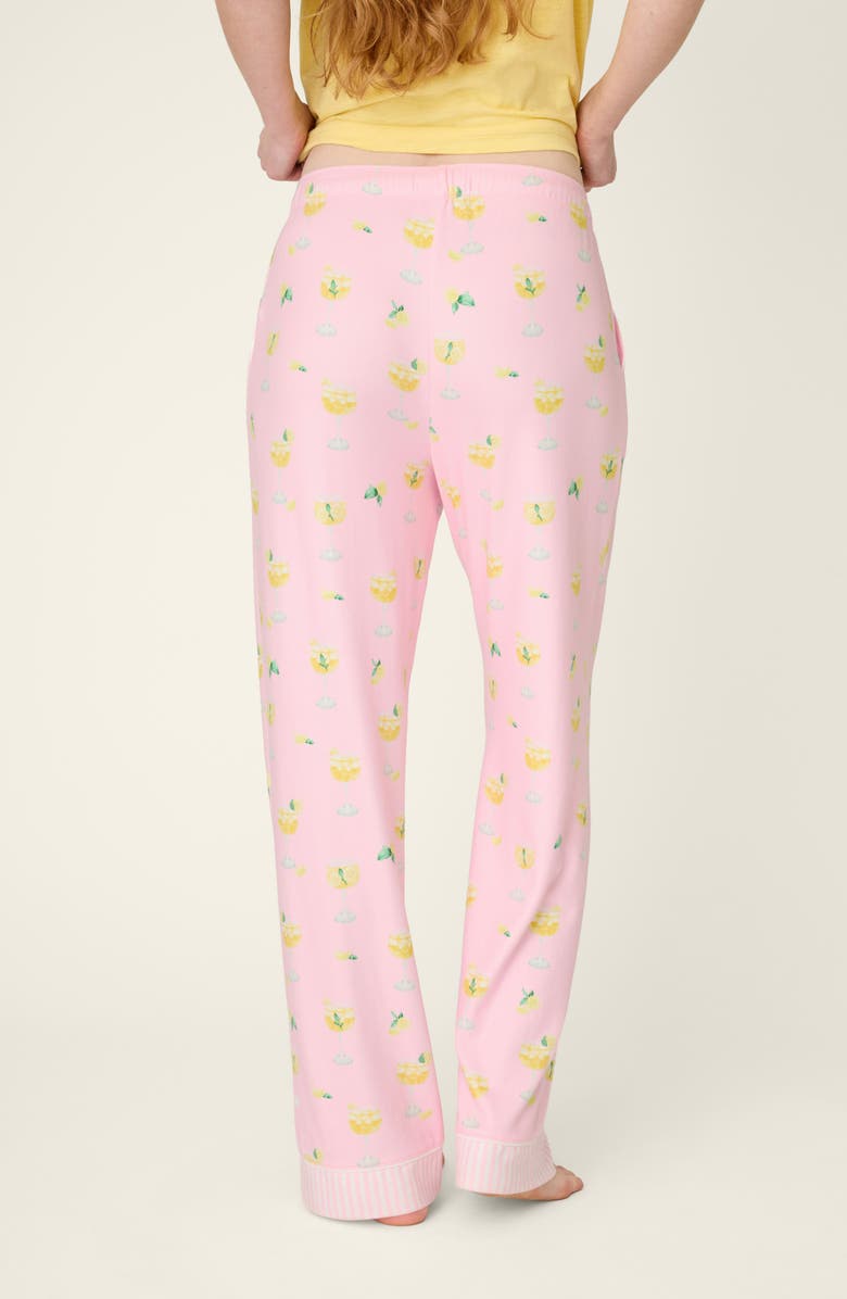 PJ Salvage La Dolce Spritz Pajamas Pants, Alternate, color, Pastel Pink