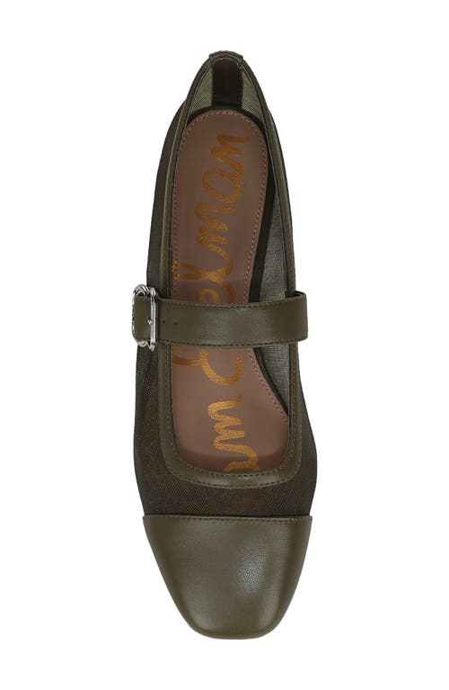 Sam Edelman Miranda Mary Jane Flat In Green