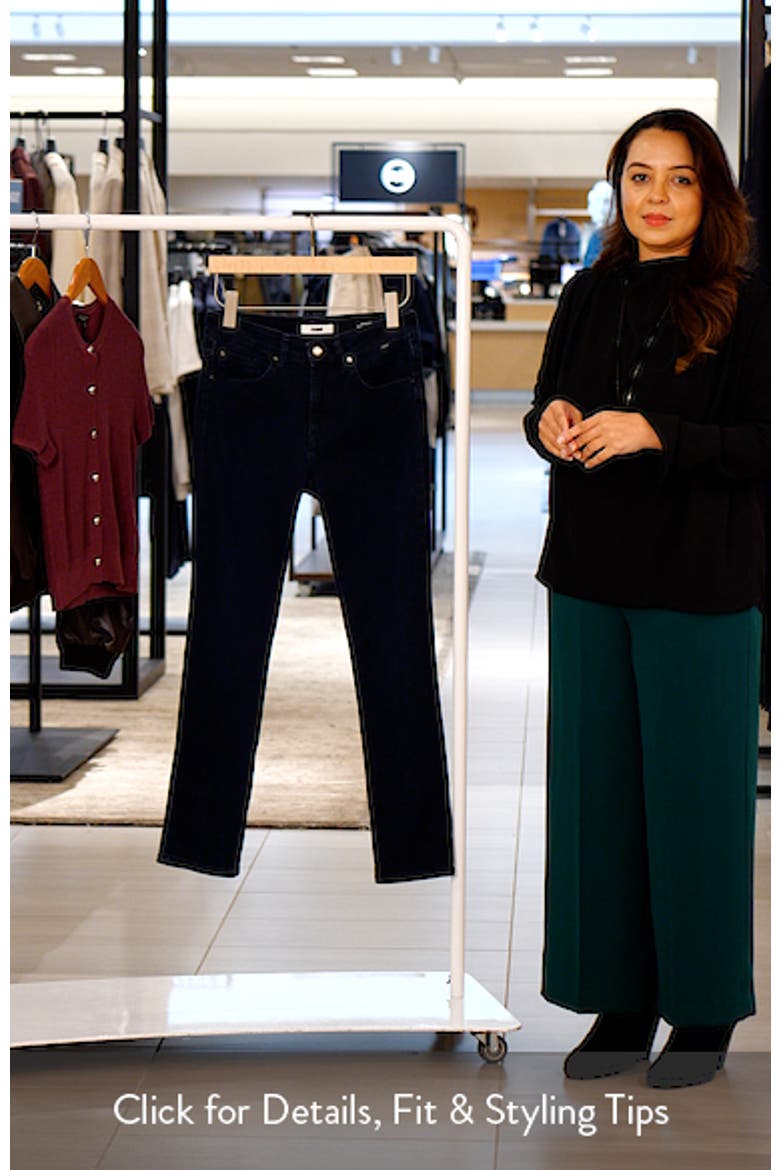 Kathleen Mid Waist Slim Boyfriend Jeans video