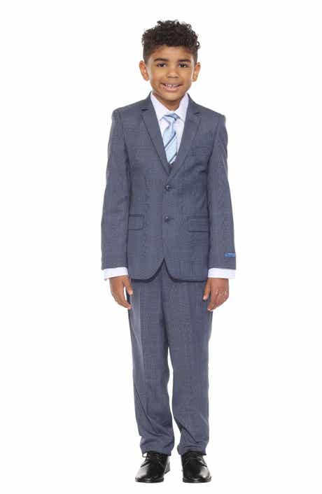 Perry Ellis Kids' Glen Plaid Five-Piece Suit