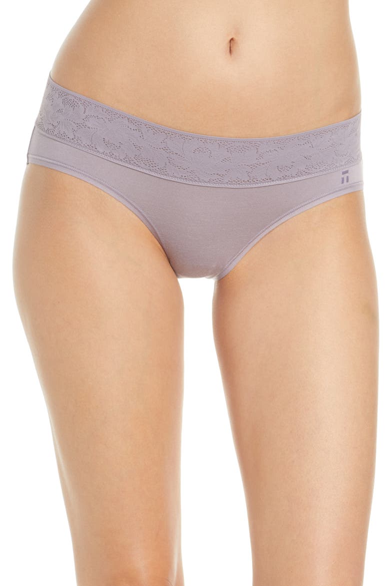 Second Skin Lace Briefs, Main, color, GRAY RIDGE