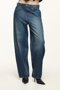 H&M Barrel-leg Regular-waist Jeans