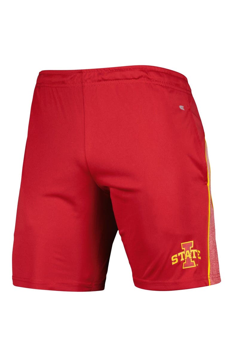 COLOSSEUM Men's Colosseum Cardinal Iowa State Cyclones Laws of Physics Shorts, Alternate, color, 