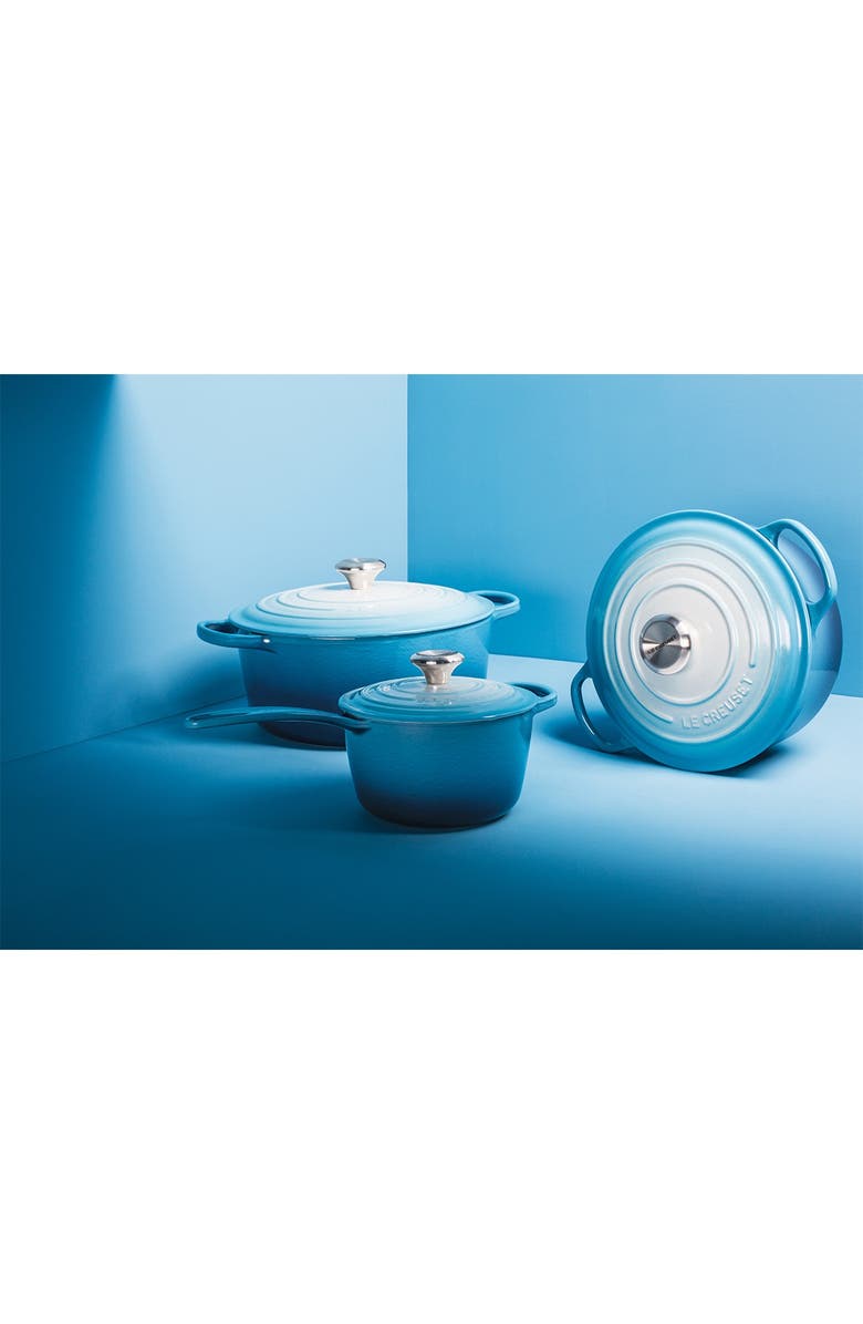 Le Creuset Limited Time Blue Ombre 4.5 qt. Signature Round Dutch Oven, Main, color, 