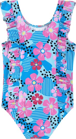 Ruffle One-Piece Swimsuit