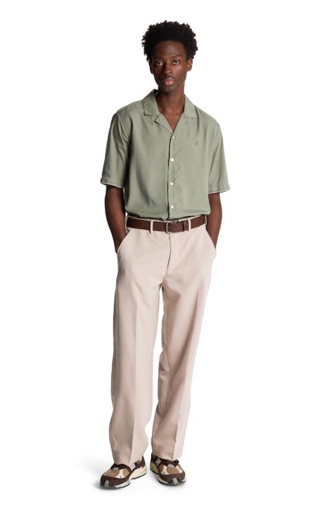 Contrast Cuff Shirt
