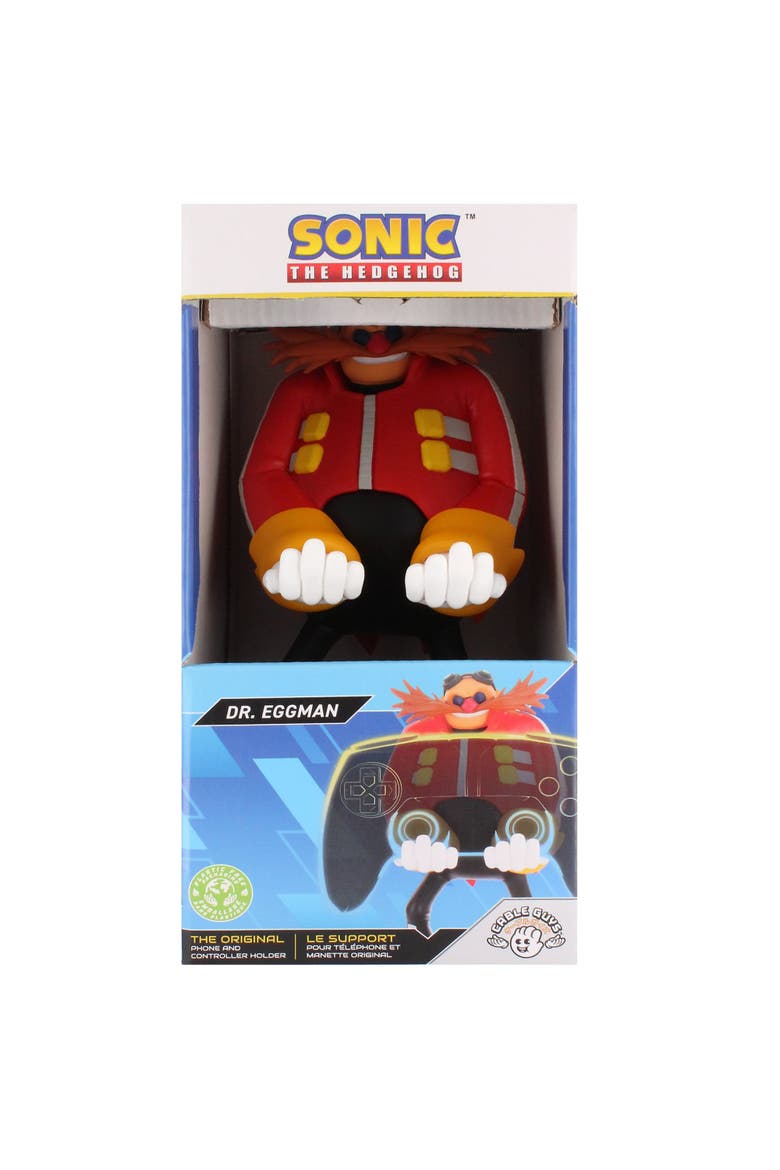 Sonic Dr. Eggman Cable Guys Controller Phone Holder Collectible, Alternate, color, Multicolored