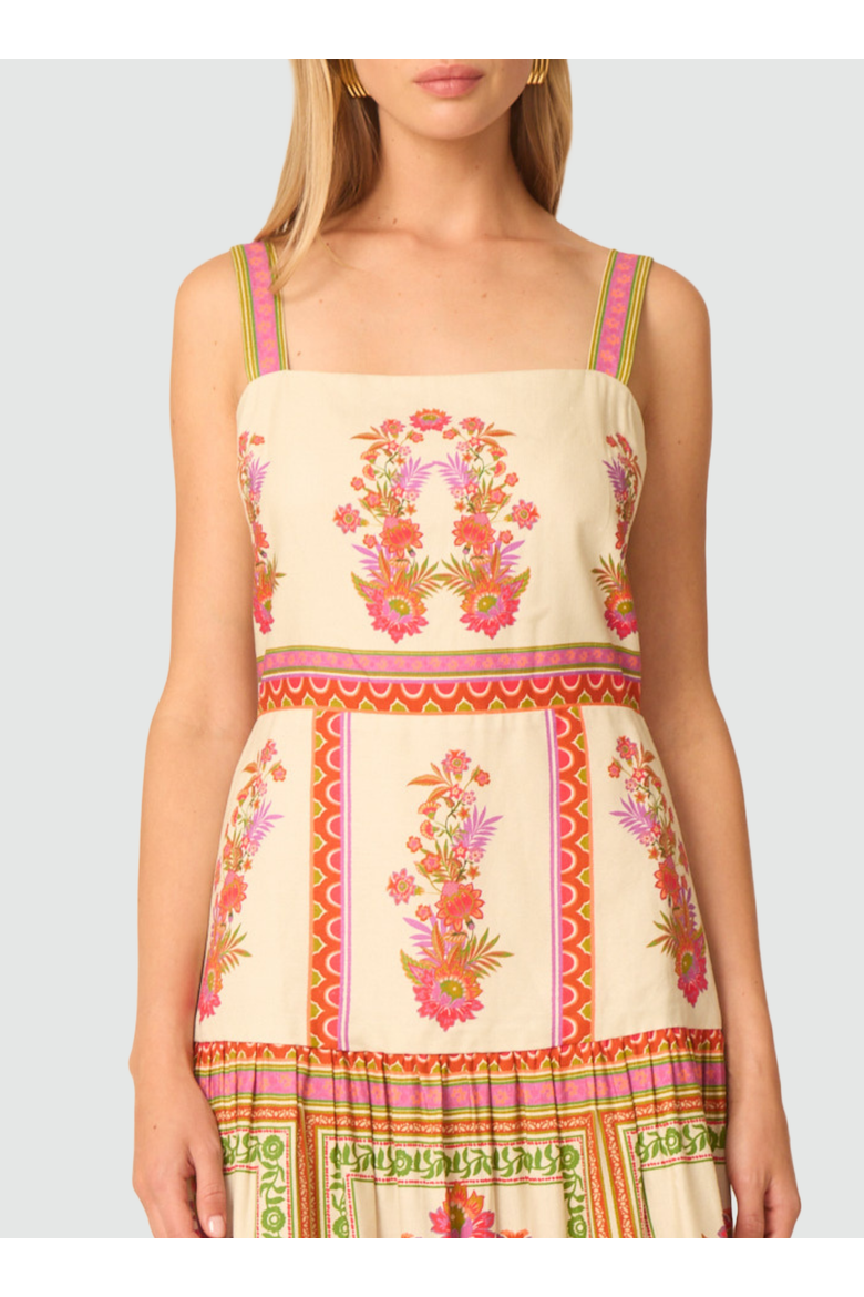 Milano Dress, Alternate, color, Provence print