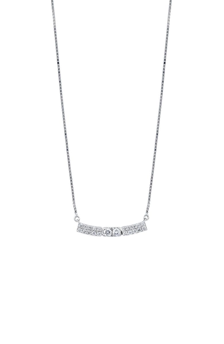 Bony Levy Diamond Bar Pendant Necklace, Main, color, 