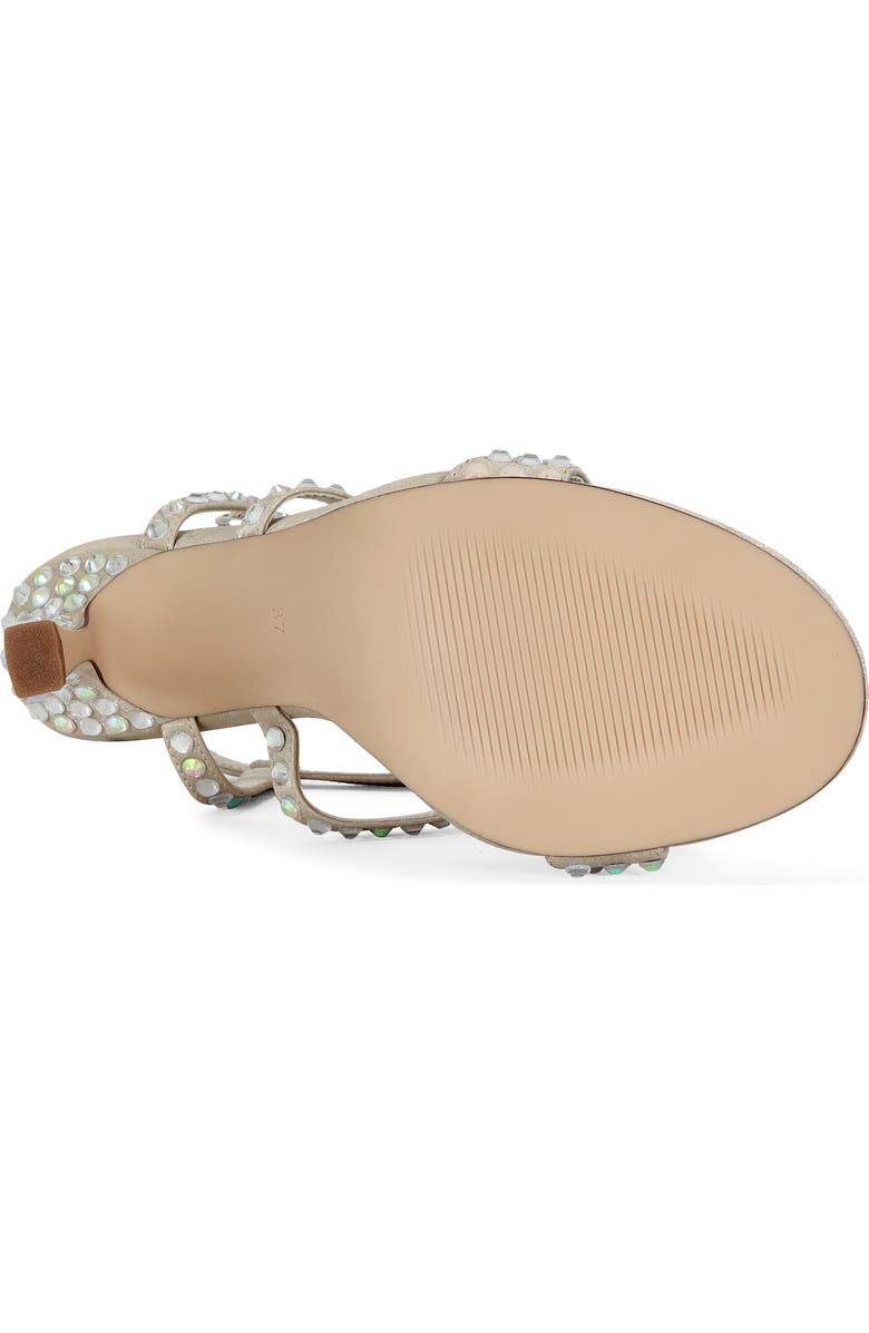 AZALEA WANG Bestella Ankle Strap Sandal, Alternate, color, Champagne