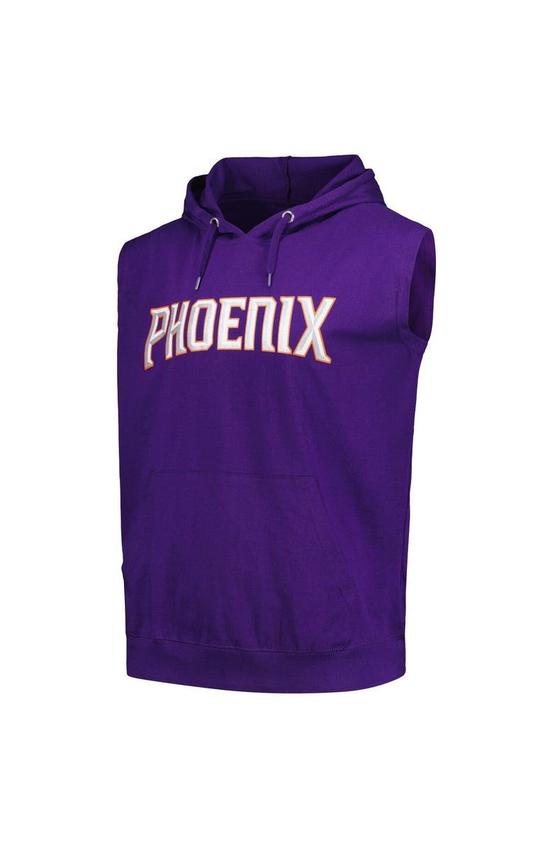 FANATICS Men's Fanatics Branded Purple Phoenix Suns Jersey Muscle Pullover Hoodie, Alternate, color, Purple