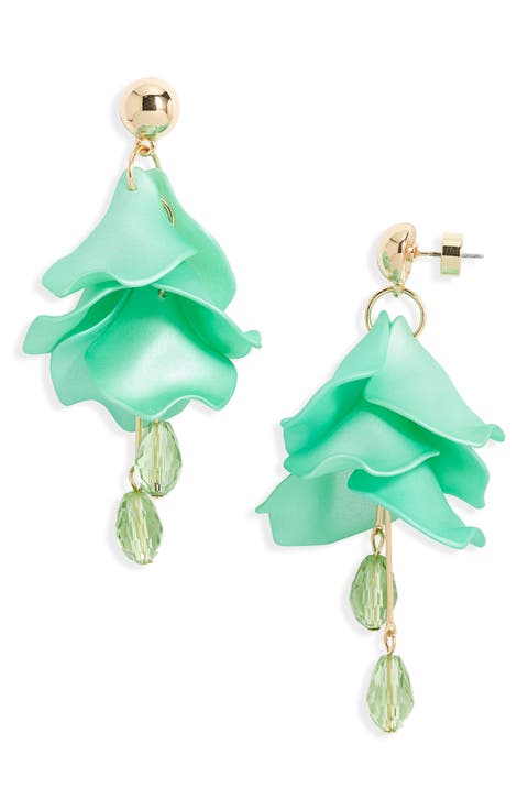 Petal Chandelier Drop Earrings