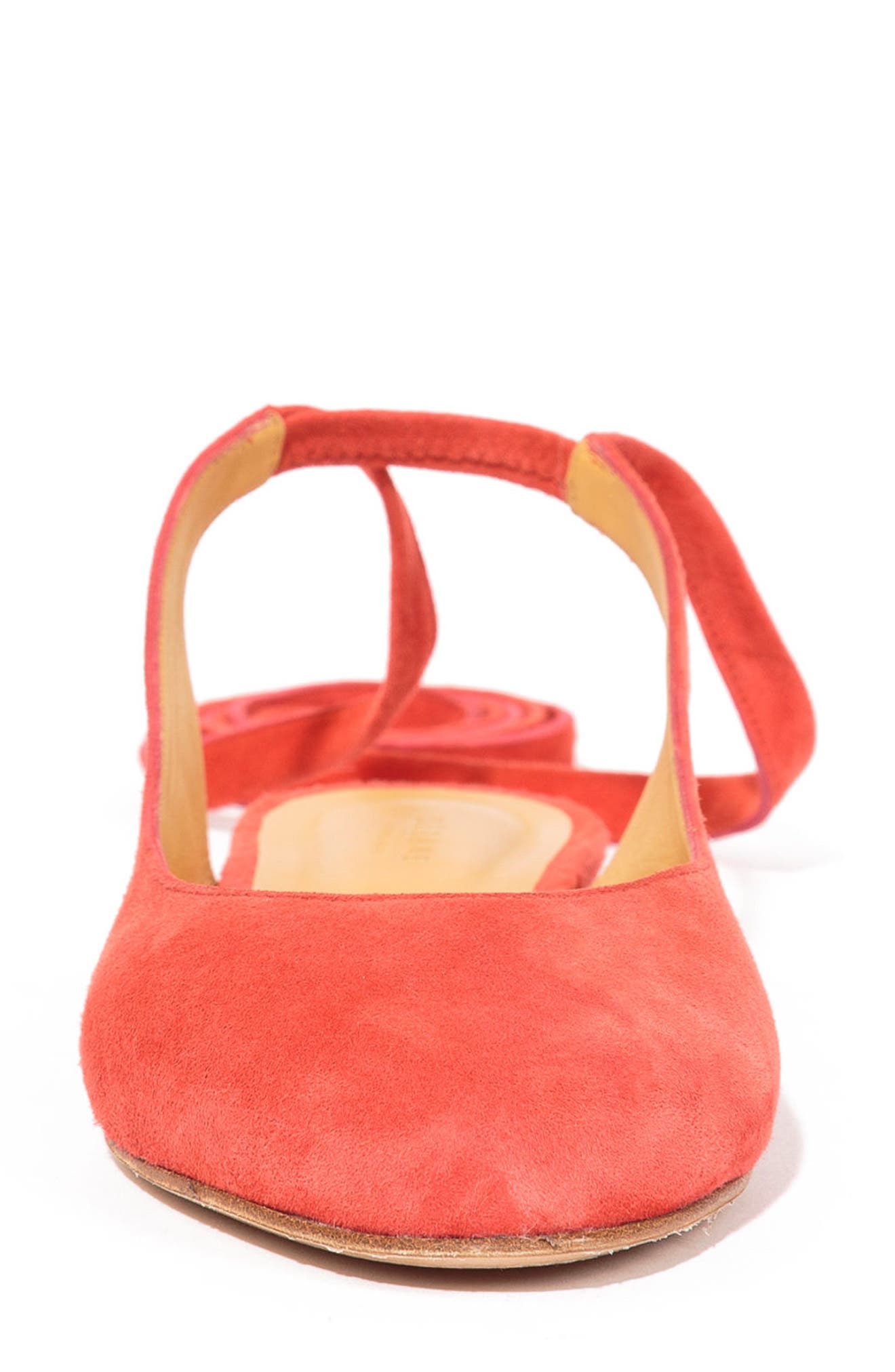 Sézane Nina Ballerina Ankle Wrap Flat, Alternate, color, 